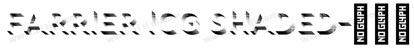 Farrier ICG Shaded字体转换